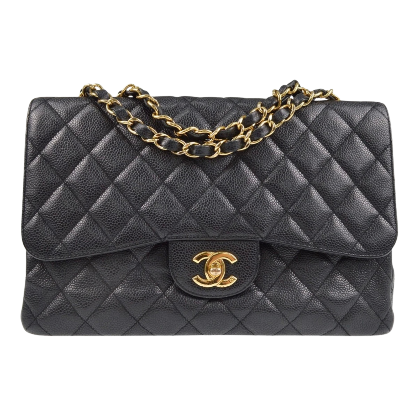 Chanel Jumbo Classic Flap Bag Caviar